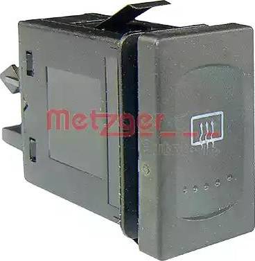 Metzger 0916087 - Switch, rear window heating car-mod.net