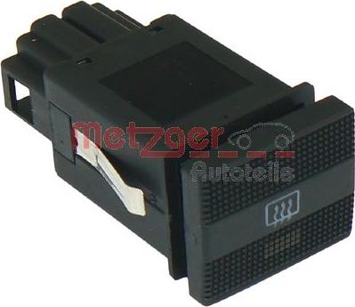 Metzger 0916031 - Switch, rear window heating car-mod.net