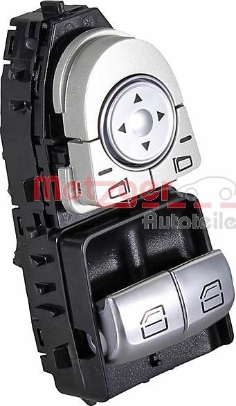 Metzger 09161148 - Switch, window regulator car-mod.net