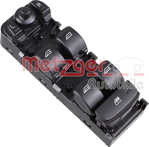 Metzger 09161166 - Switch, window regulator car-mod.net