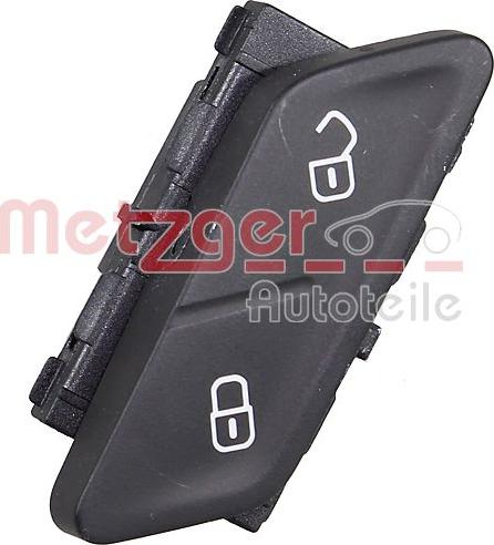 Metzger 09161132 - Door lock switch, button car-mod.net