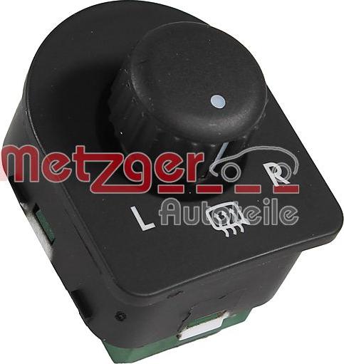 Metzger 09161127 - Switch, mirror adjustment car-mod.net