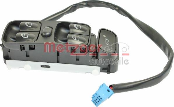 Metzger 0916386 - Switch, window regulator car-mod.net