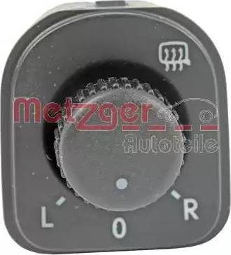 Metzger 0916309 - Switch, mirror adjustment car-mod.net