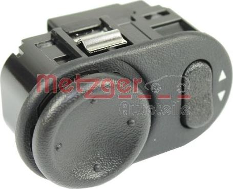 Metzger 0916234 - Switch, mirror adjustment car-mod.net