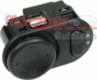 Metzger 0916233 - Switch, mirror adjustment car-mod.net