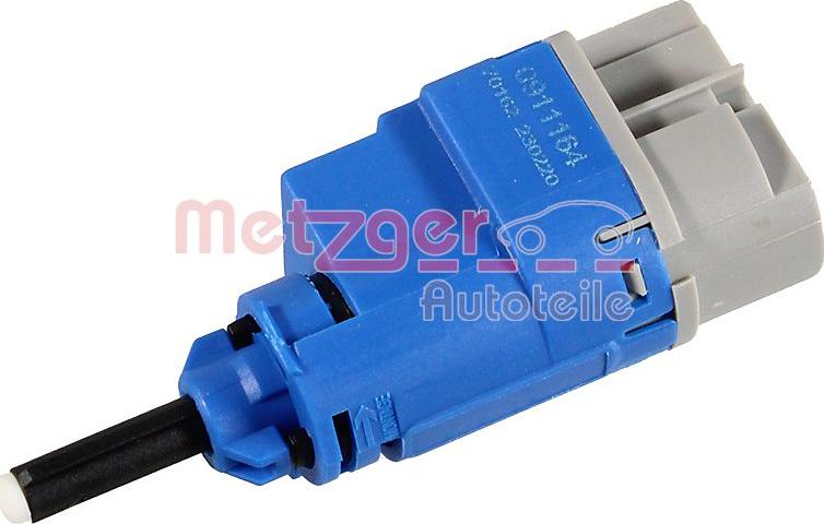 Metzger 0911164 - Switch, clutch control (cruise control) car-mod.net
