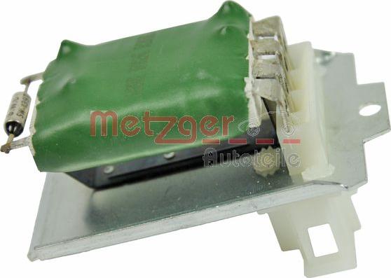 Metzger 0917165 - Resistor, interior blower car-mod.net