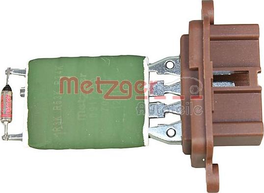 Metzger 0917259 - Resistor, interior blower car-mod.net