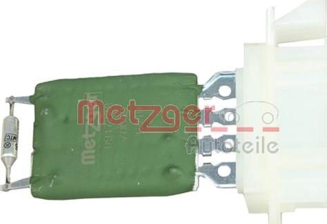 Metzger 0917228 - Resistor, interior blower car-mod.net
