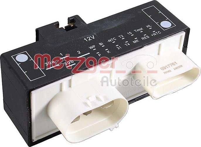 Metzger 0917761 - Control Unit, electric fan (engine cooling) car-mod.net