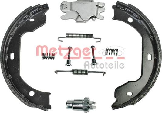 Metzger 0152004 - Brake Shoe Set, parking brake car-mod.net