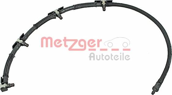 Metzger 0840106 - Hose, fuel overflow car-mod.net