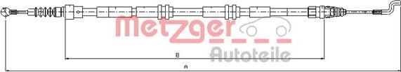 Metzger 10.7394 - Cable, parking brake car-mod.net