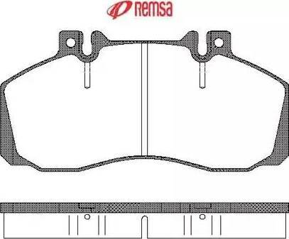Akebono AN-4228WK - Brake Pad Set, disc brake car-mod.net
