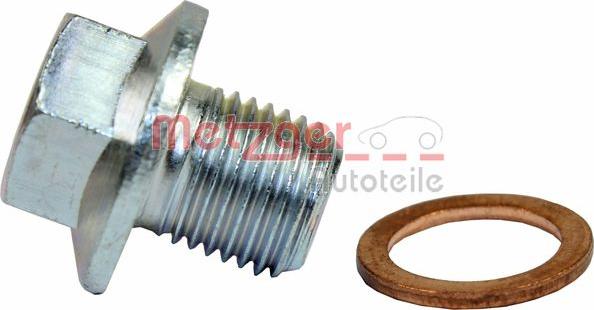 Metzger 8030012 - Sealing Plug, oil sump car-mod.net