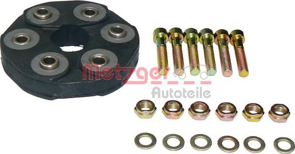 Metzger 8070453 - Flexible disc, propshaft joint car-mod.net