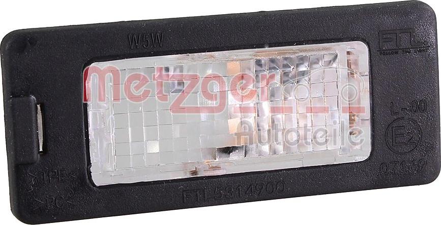 Metzger 2080038 - Licence Plate Light car-mod.net