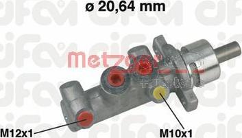 Metzger 202-416 - Brake Master Cylinder car-mod.net