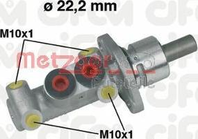 Metzger 202-302 - Brake Master Cylinder car-mod.net