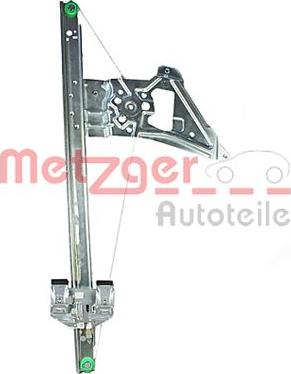 Metzger 2160402 - Window Regulator car-mod.net