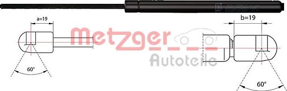 Metzger 2110535 - Gas Spring, boot, cargo area car-mod.net