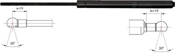 Metzger 2110335 - Gas Spring, boot, cargo area car-mod.net