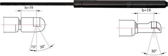 Metzger 2110531 - Gas Spring, boot, cargo area car-mod.net