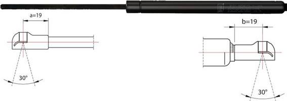 Metzger 2110296 - Gas Spring, boot, cargo area car-mod.net