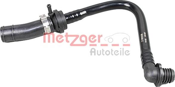 Metzger 2180009 - Vacuum Hose, brake booster car-mod.net