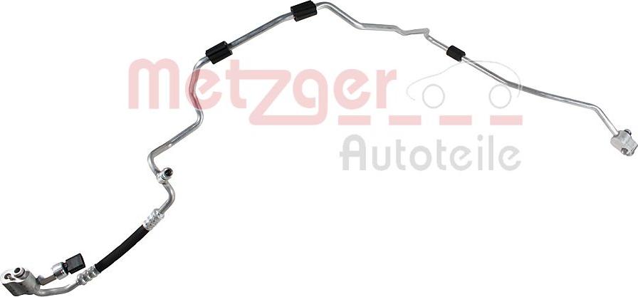 Metzger 2360159 - High Pressure Line, air conditioning car-mod.net