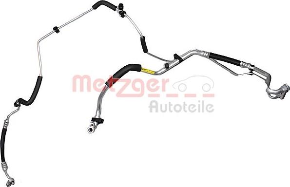Metzger 2360111 - High / Low Pressure Line, air conditioning car-mod.net
