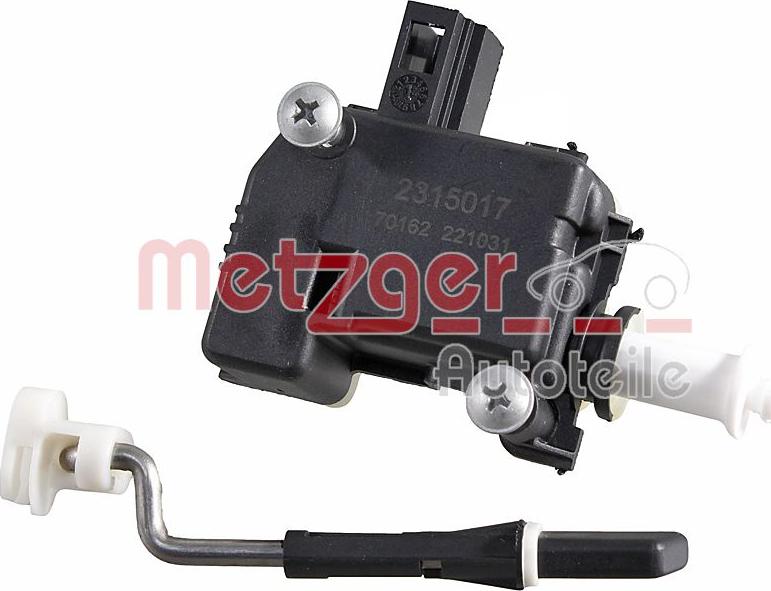 Metzger 2315017 - Actuator, central locking system car-mod.net