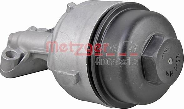 Metzger 2370087 - Housing, oil filter car-mod.net