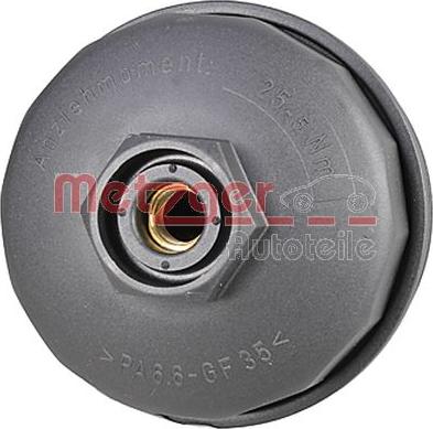 Metzger 2370070 - Cap, oil filter housing car-mod.net