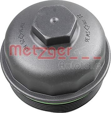 Metzger 2370071 - Cap, oil filter housing car-mod.net