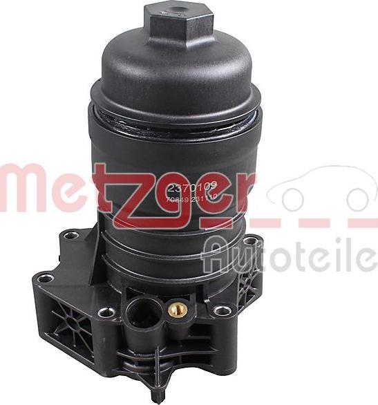 Metzger 2370109 - Housing, oil filter car-mod.net
