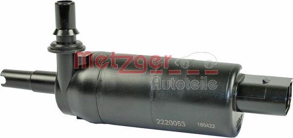Metzger 2220053 - Water Pump, headlight cleaning car-mod.net