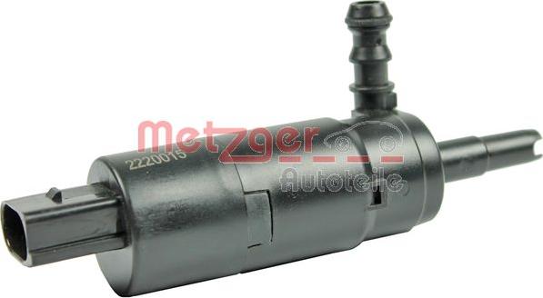 Metzger 2220015 - Water Pump, headlight cleaning car-mod.net