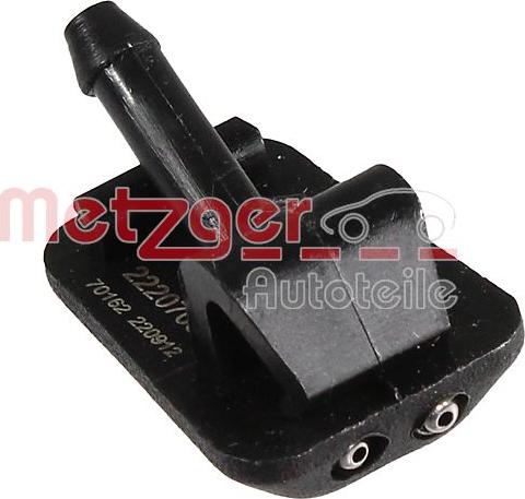 Metzger 2220708 - Washer Fluid Jet, windscreen car-mod.net