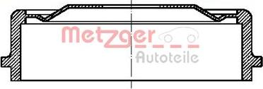 Metzger BT 1064 - Brake Drum car-mod.net