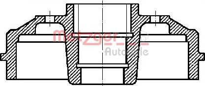 Metzger BT 2001 - Brake Drum car-mod.net