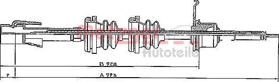 Metzger S 31024 - Tacho Shaft car-mod.net