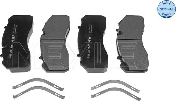 Meyle 025 290 9530 - Brake Pad Set, disc brake car-mod.net