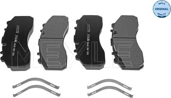 Meyle 025 290 8730 - Brake Pad Set, disc brake car-mod.net