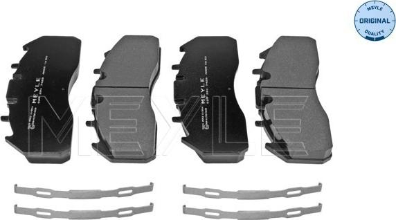 Meyle 025 291 7429 - Brake Pad Set, disc brake car-mod.net