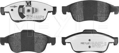 Meyle 025 249 1418/PD - Brake Pad Set, disc brake car-mod.net