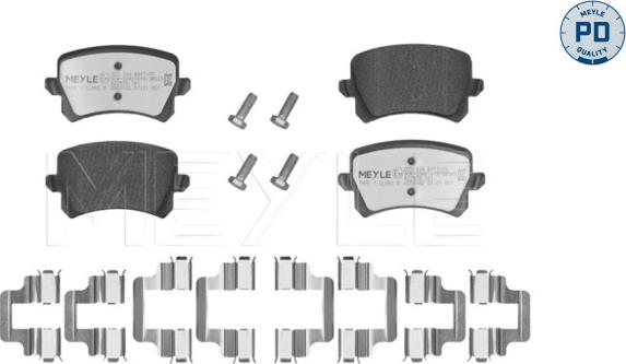 Meyle 025 244 8317/PD - Brake Pad Set, disc brake car-mod.net