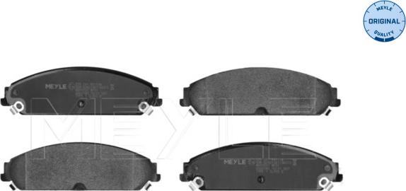 Meyle 025 241 6417/W - Brake Pad Set, disc brake car-mod.net