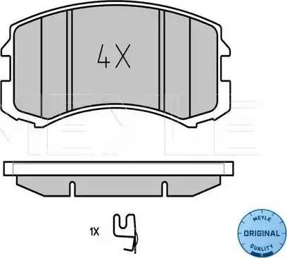 AUGROS 55603716 - Brake Pad Set, disc brake car-mod.net